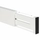 Adjustable Wooden Drawer Dividers 4-Pack Spring-Loaded, White