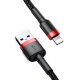 Baseus Cafule Data Charging Cable USB Apple iPhone Lightning 2A 3m, Black+Red | Lādētājvads Datu Pārraides Kabelis