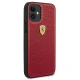 Ferrari iPhone 12 mini Case On Track Perforated, Red