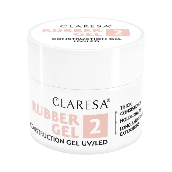 Claresa Rubber Gel 2 Builder Nail Gel, 45g