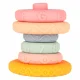 Soft Sensory Educational Stacking Pyramid and Blocks Set, 13 Pieces