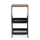Metal Rolling Cart Shelf ModernHome with Tabletop 3 Tier