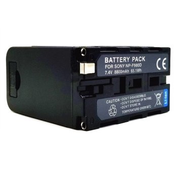 SONY NP-F980D Replacement Camera Battery, 8800mAh