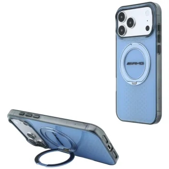 Mercedes AMG Urban Line MagSafe Case with Ring Stand for iPhone 18 Pro Max / 17 Pro Max - Blue