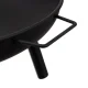 Kaminer 60 cm Outdoor Fire Pit, Black