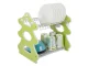 Two-Tier Dish Drainer with Cutlery Holder, 39x39x26 cm