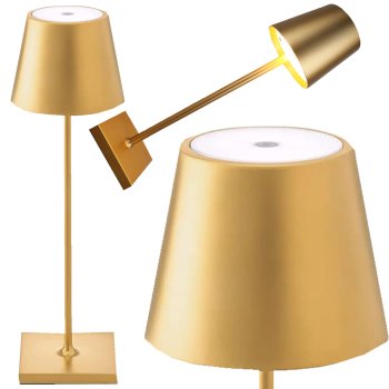 Touch Bedside Night Lamp, Gold