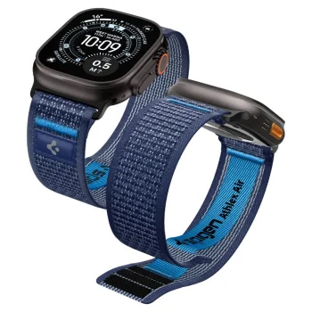 Spigen Athlex Air 2 dirželis Apple Watch (44 / 45 / 46 / 49 mm), tamsiai mėlynas