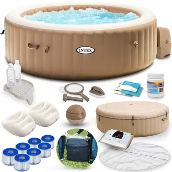 Inflatable SPA with Hydromassage for 6 People, Set Intex 28428