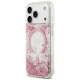 Guess Resin Bottom Glitter MagSafe Case for iPhone 18 Pro Max / 17 Pro Max, Pink