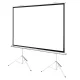 Maclean MC-712 Portable Projection Screen with Two Tripods, 150\", 4:3, 300x225 cm
