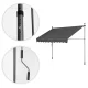 Balcony Sun Awning 300x120 cm Adjustable Height MultiGarden, Grey