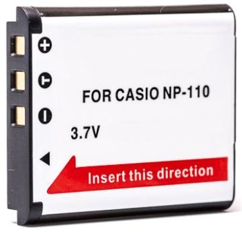 Casio NP-110 Replacement Camera Battery, Extra Digital, 1200mAh