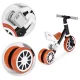 ECOTOYS 2-in-1 Toddler Tricycle and Balance Bike, Black