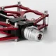 Rockbros JT201012LR Aluminum Bicycle Pedals, Red