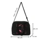 Kruzzel 26516 School / Sports Bag, 13L, Black / Pink