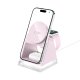 Tech-Protect QI15W-A43 3in1 MagSafe Inductive Charger - Pink