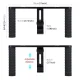 Puluz Dual Handle Vlog Kit Stand with LED Lamp and Microphone for Smartphone
