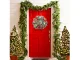 Christmas Decorative Wreath for Doors and Walls, 30 cm