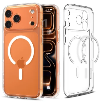 Spigen iPhone 17 Pro Case Ultra Hybrid Mag Magsafe, Clear/White