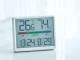 Electronic weather station with thermometer, hygrometer, LCD display, white