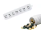 Weekly Pill Organizer / Medicine Box, 7 Days, White
