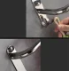 Wall-Mounted Towel Rack 57 cm, Silver