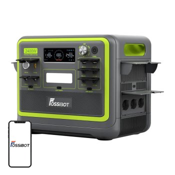 Fossibot F2400 2400W uzlādes stacija (zaļa)