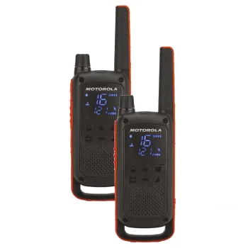 Motorola Talkabout T82 Walkie-Talkie 2-Pack with Charger Yellow
