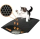 Cat Litter Box Mat 40x50cm, Black
