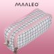 Triple Folding Pencil Case Maaleo 24514, Checkered