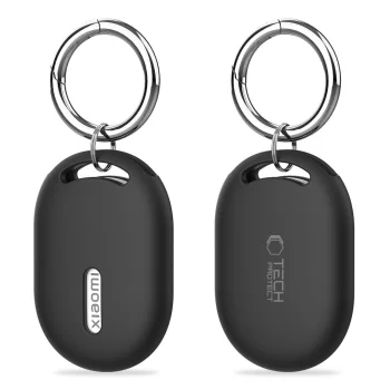 Tech-Protect Icon Case for Xiaomi Tag with Carabiner, Black