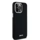 Apple iPhone 15 Pro Max 6.7\'\' DKNY Liquid Silicone Small Metal Logo MagSafe Case Cover, Black