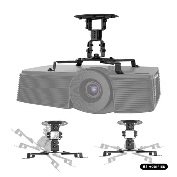 Maclean MC-200 B Ceiling Mount for Projector, 54-320 mm, up to 13.5 kg, Black