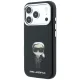 Karl Lagerfeld Smooth Ikonik Sketch MagSafe dėklas iPhone 18 Pro Max / 17 Pro Max, juodas