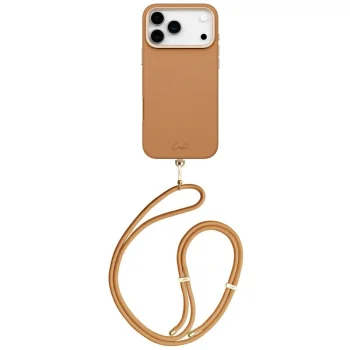 Uniq Coehl Mirelle Case for iPhone 17 Pro Max, Brown