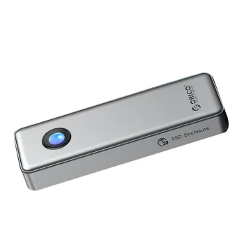 Orico OUM2-G20 M.2 NVME SSD Enclosure USB-C 3.2 20Gb/s, Silver