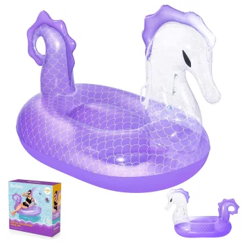 Bestway Inflatable Seahorse Pool Float Mattress XXL 170x120 cm