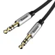 Baseus Yiven Audio Cable Mini Jack 3,5mm AUX, 1.5m, Black+Silver