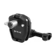 PULUZ Motorcycle Windshield Mount Clip for Action Cameras, Black