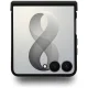 Guess Big 4G Logo Case for Samsung Galaxy Z Flip 8 - Black