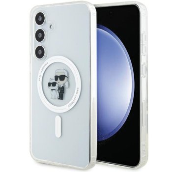 Samsung Galaxy S24 (SM-S921) Karl Lagerfeld IML Karl & Choupette MagSafe Cover Case, Transparent