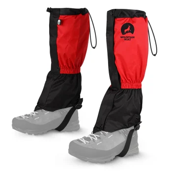 MOUNTAIN GOAT Waterproof Trekking Gaiters, Red