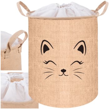 Foldable Toy Storage Basket with Drawstring 35L Kruzzel 24727