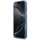 Guess 4G Strass Logo & Big Strap Metal Buttons MagSafe Phone Case Cover iPhone 17 Pro Max - Blue