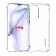 Huawei P50 ENKAY Four Corners Clear TPU Cover Case + Full Glue Tempered Glass