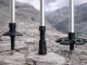 Verk Group Nordic Walking and Trekking Poles with Cover, Silver