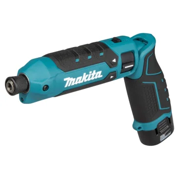 Makita TD023DSE Cordless Angle Impact Driver 7.2 V with 2x 1.5 Ah Batteries