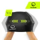 TSUNAMI PRO Unisex Silicone Swimming Cap, Black