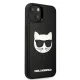 Karl Lagerfeld Ikonik 3D Rubber Case for iPhone 13 mini, Black